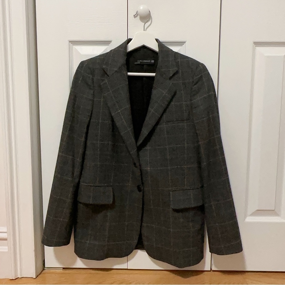 Zara wool blend blazer